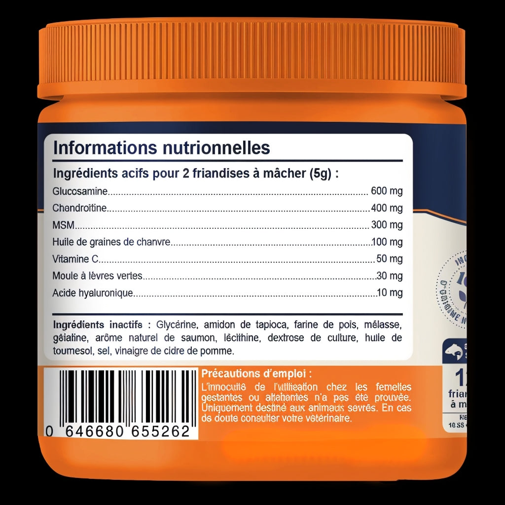 Bien-être articulaire du chien – Peau saine, pelage brillant & confort allergique