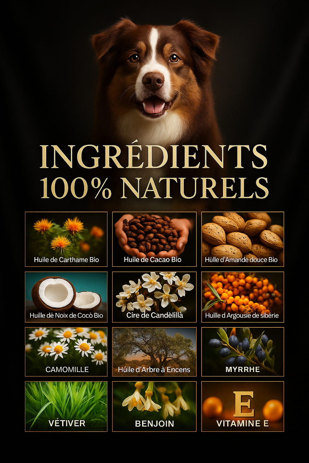 Paw Balm for Dogs – Repair, Protection & 4-Season Comfort | 12 Trésors