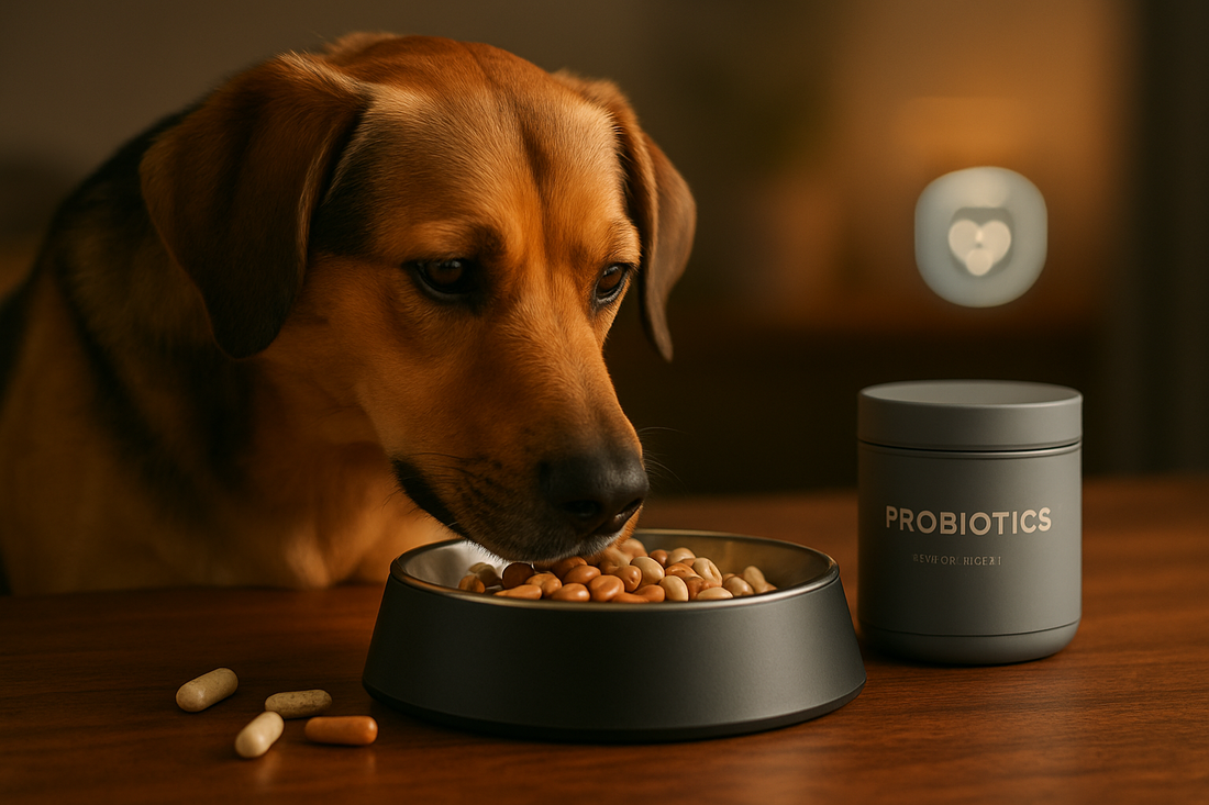 Vitamines Probiotiques pour chien : digestion et pelage
