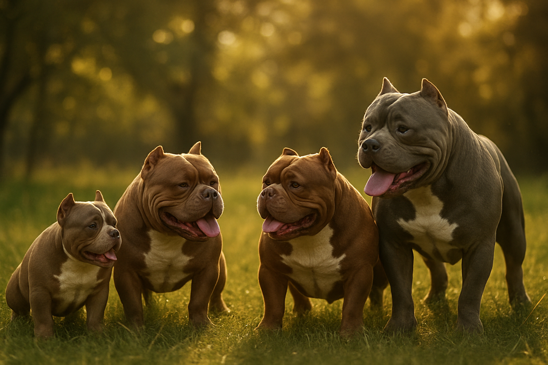 Différents type de American Bully