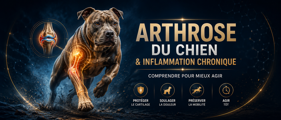 Arthrose du chien : comprendre l'inflammation chronique pour mieux protéger ses articulations