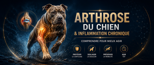 Arthrose du chien : comprendre l'inflammation chronique pour mieux protéger ses articulations