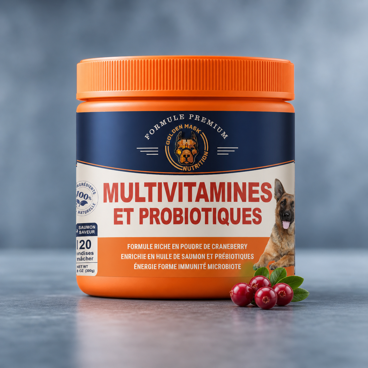 Multivitamin & Probiotic Supplement for Dogs – Digestion, vitality & coat
