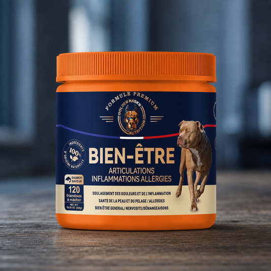 Bien-être articulaire du chien – Peau saine, pelage brillant & confort allergique