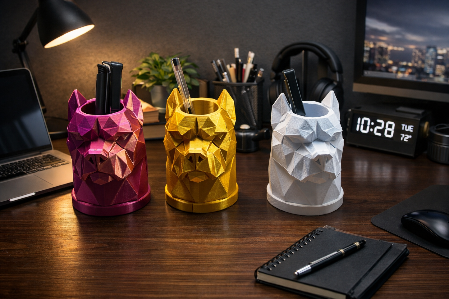 GUARDIAN DESK TOTEM GP — Sculpture de Bureau Premium