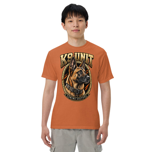 T-shirt épais K9 Unit — Canine Culture Golden Mask Wear – vue de face