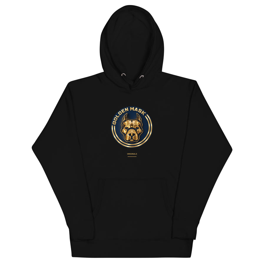 Sweat à capuche mixte Golden Mask — ORIGINALS | Golden Mask Wear — noir — vue de face