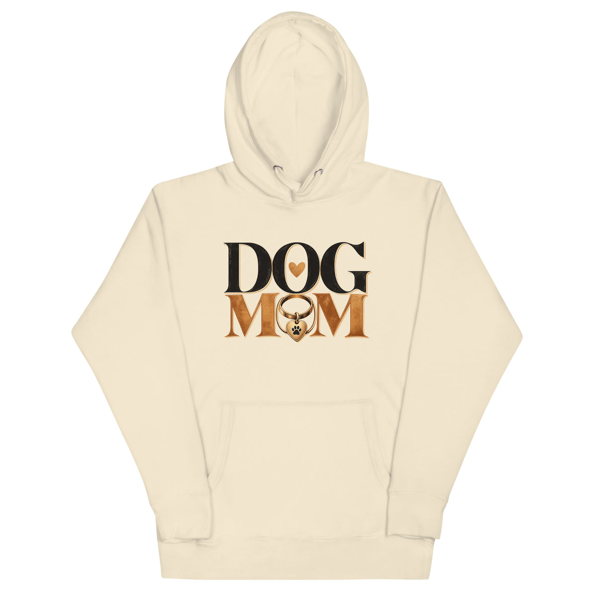 Sweat à capuche mixte Dog Mom — Canine Culture | Golden Mask Wear