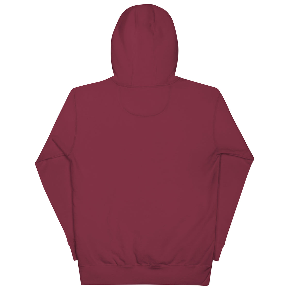Sweat à capuche mixte Staffie — FULL HEART | Golden Mask Wear — bordeaux — vue de dos