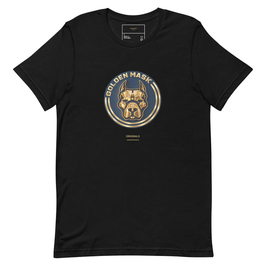 T-shirt Golden Mask ORIGINALS noir, vue de face