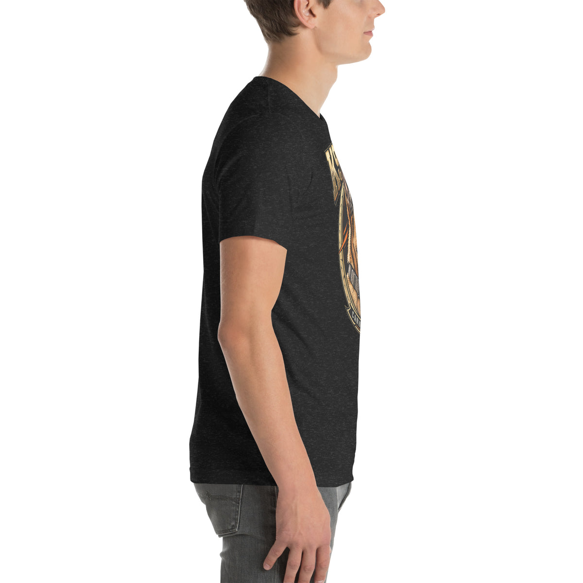 T-shirt K9 Unit — Canine Culture Golden Mask Wear – vue de côté droit