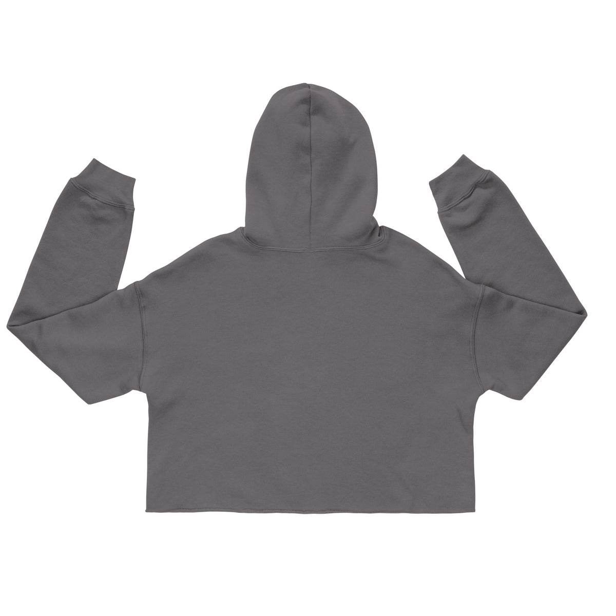 Sweat femme court Dog Mom — Canine Culture | Golden Mask Wear — gris mauve — vue de dos